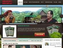 Tablet Screenshot of amakong-khamphetlao.com